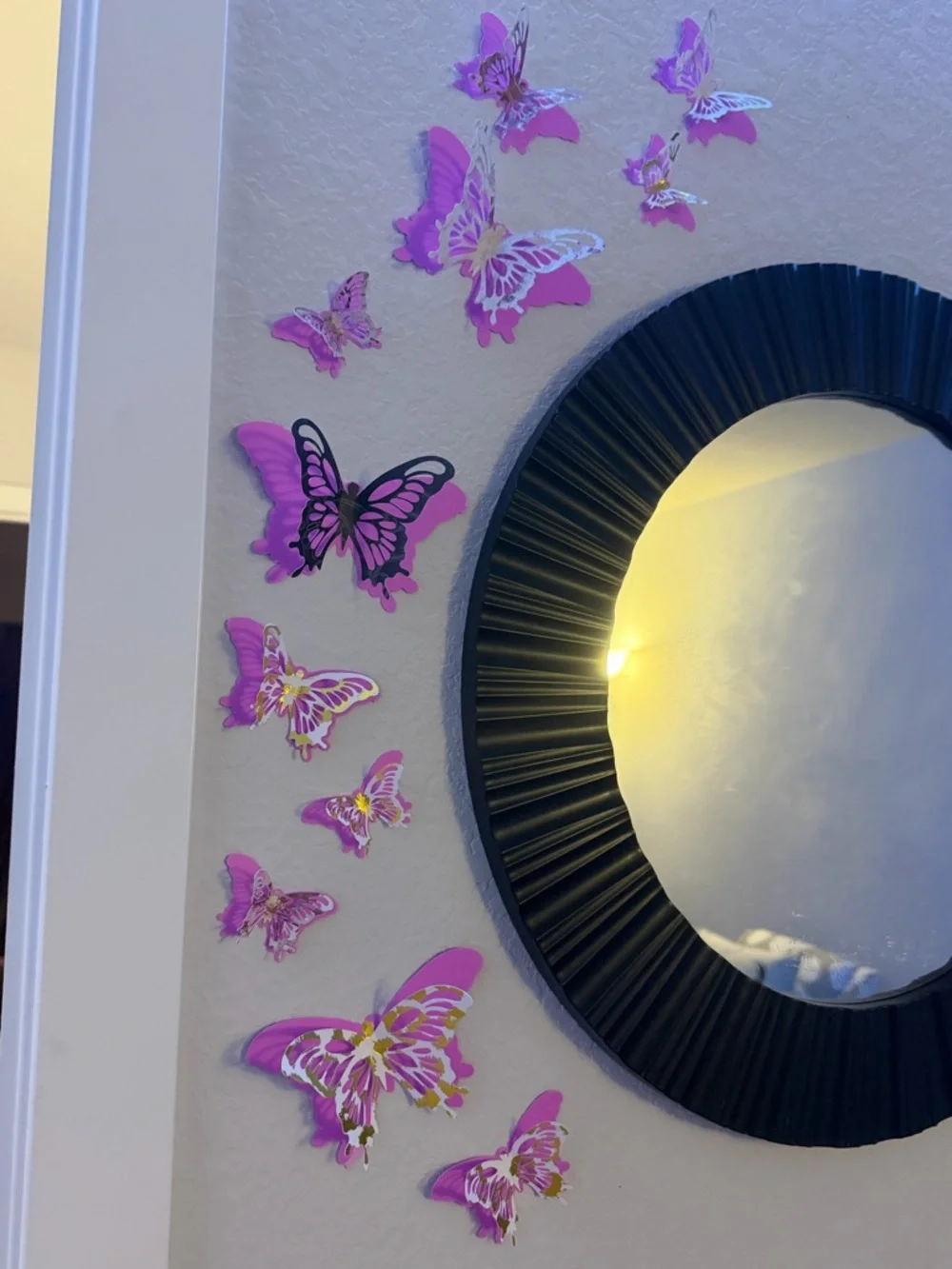 Pink Butterfly Wall Decals - Decorative Home Wall Decor